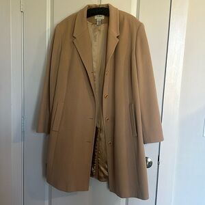 LL Bean cashmere/wool coat
